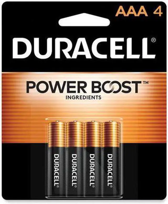 Alt view image 17 of 20 - DURACELL CopperTop MN2400 1.5V AAA Alkaline Battery, 4-pack