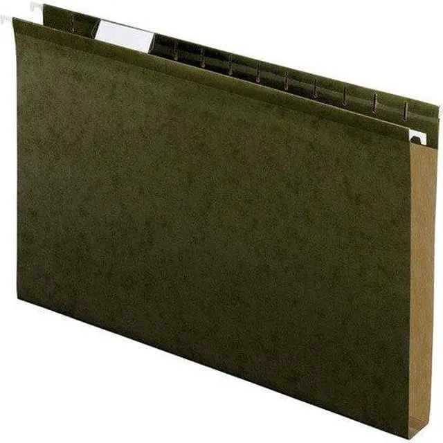 Alt view image 3 of 8 - Pendaflex Reinforced 1" Extra Capacity Hanging Folders Legal Standard Green 25
