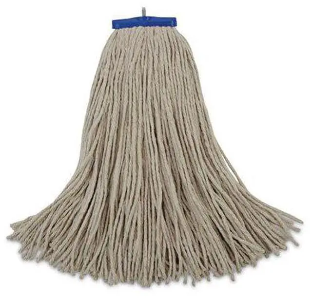 Alt view image 6 of 13 - Boardwalk Cut-End Lie-Flat Wet Mop Head Cotton 24oz White 724CEA