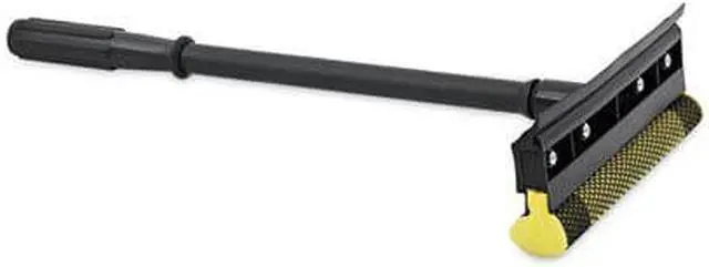 Alt view image 9 of 14 - Boardwalk General-Duty Squeegee 8" Sponge Head/Rubber Blade 16" Plastic Handle 816