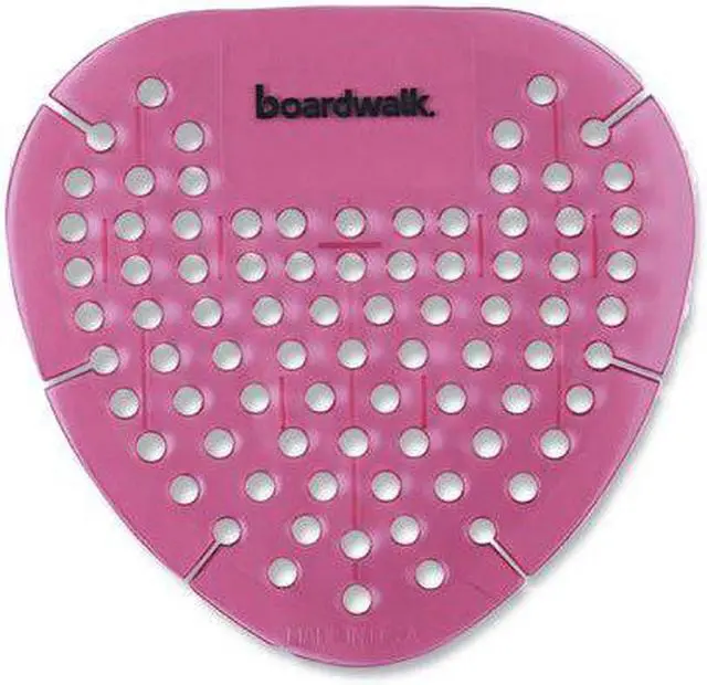 Alt view image 9 of 14 - Boardwalk Gem Urinal Screens, Spiced Apple Scent, Red, 12/Box GEMSAP