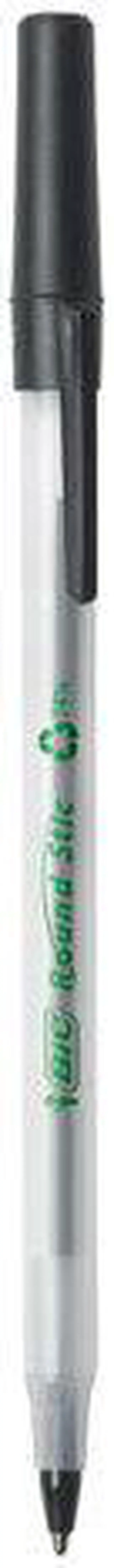 Alt view image 12 of 20 - BIC Ecolutions Round Stic Ballpoint Pen Black Ink 1mm Medium 50/Pack GSME509BK