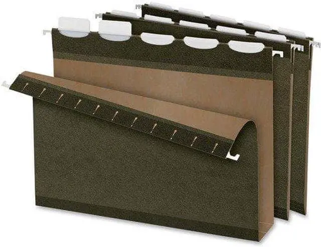 Alt view image 6 of 12 - Pendaflex Ready-Tab 42701 Ready-Tab Lift Tab, 2 in. Capacity Hanging File Folders, Letter, Green, 20-Box