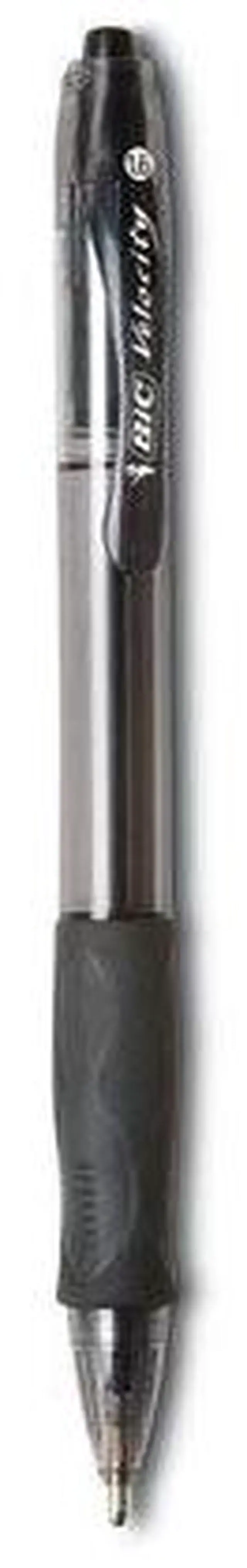 Alt view image 9 of 20 - BIC Velocity Retractable Ball Pen Black Ink 1.6 mm 36/Pack VLGB361BK