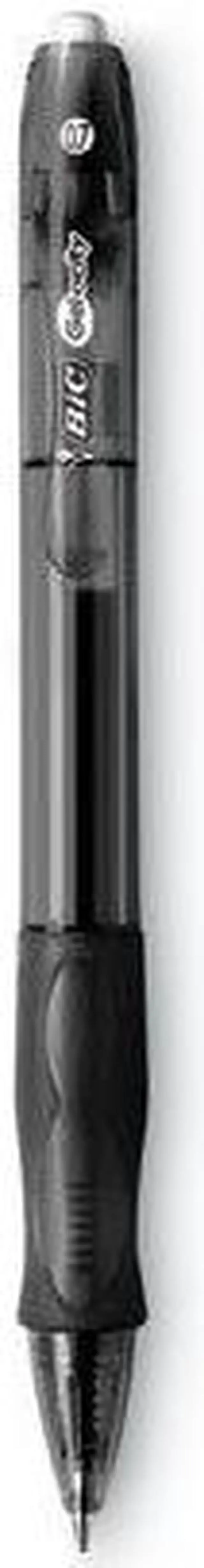 Alt view image 12 of 20 - Bic Gel-ocity Retractable Gel Pen Black Ink .7mm Medium Dozen RLC11BK