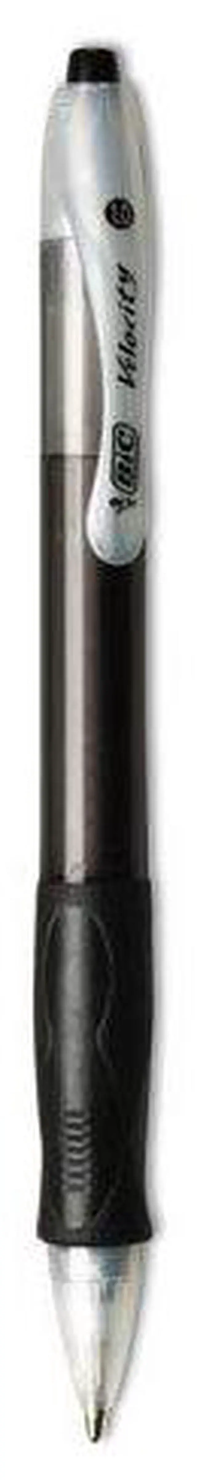 Alt view image 11 of 17 - BIC Velocity Retractable Ball Pen Black Ink 1 mm 36/Pack VLG361BK