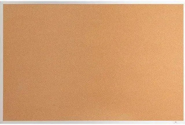 Alt view image 2 of 4 - Lorell Cork Board 1/2" Thick 4'x3' Aluminum Frame 19765