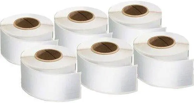 Alt view image 6 of 10 - DYMO 2050812 LW 1-Up File Folder Labels Self-Adhesive White 6 Rolls of 130