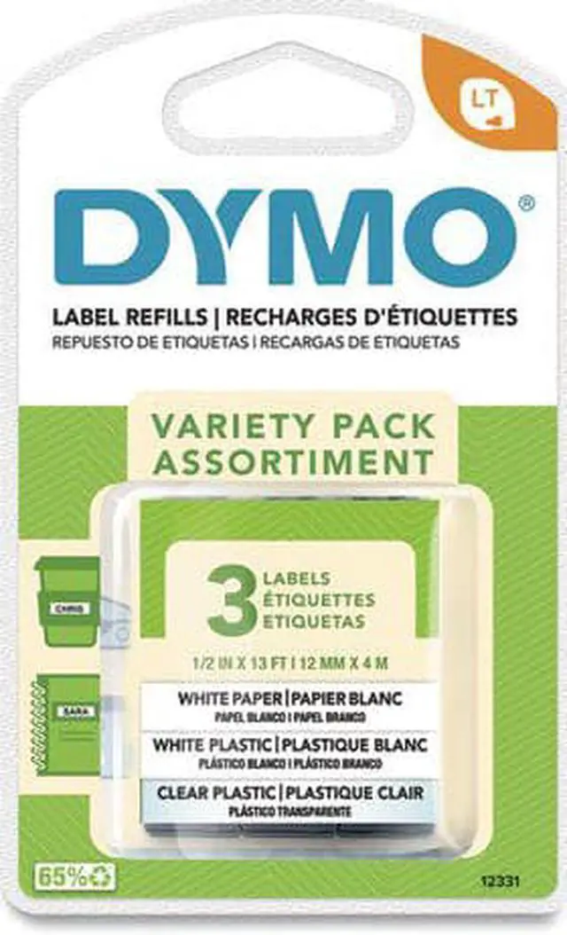 Alt view image 6 of 14 - Dymo Letratag 3-Roll Starter Kit