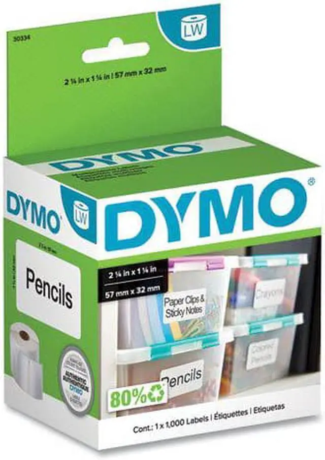 Alt view image 6 of 6 - Dymo Labelwriter Multipurpose - Permanent Adhesive Labels - Black On White - 1.25 In X 2.25 In - 10