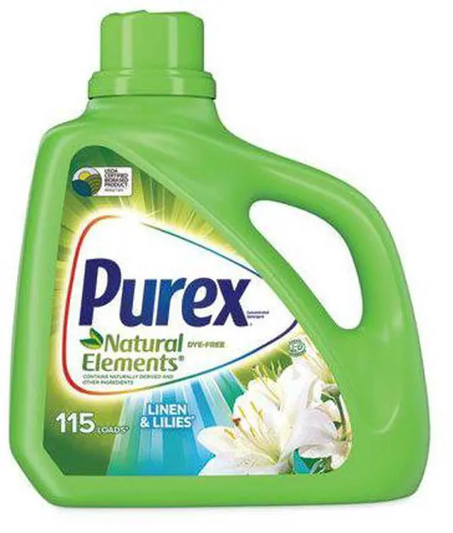 Alt view image 4 of 9 - Purex Ultra Natural Elements HE Liquid Detergent Linen & Lilies 150 oz Bottle 01134EA