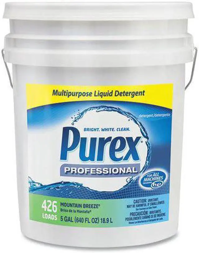 Alt view image 10 of 13 - Purex Concentrate Liquid Laundry Detergent Mountain Breeze 5 gal. Pail 06354