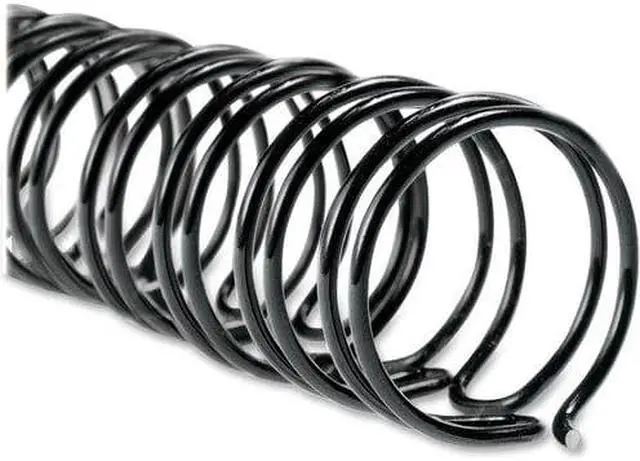 Alt view image 2 of 3 - Gbc Black Binding Spine, Wire, Twin Loop, 3/8", Sheet Capacity 85 3/8" 9775018