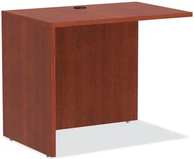 Alt view image 7 of 18 - Alera Valencia Series Reversible Return/Bridge Shell, 35w x 23 5/8d, Med Cherry