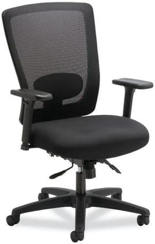 Alt view image 16 of 20 - Alera - HALE752 - Alera Envy Series Mesh Mid-Back Multifunction Chair, Black