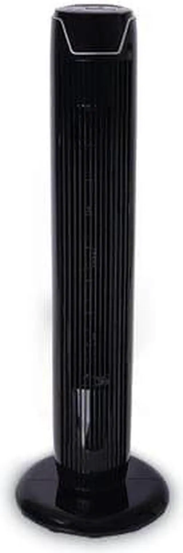 Alt view image 6 of 8 - Alera 36" 3-Speed Oscillating Tower Fan with Remote Control Plastic Black FAN363