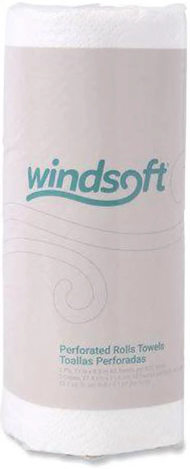 Alt view image 8 of 14 - Windsoft 1220-85RL Perforated Paper Towel Rolls- 11 x 8 4/5- White- 84/Roll