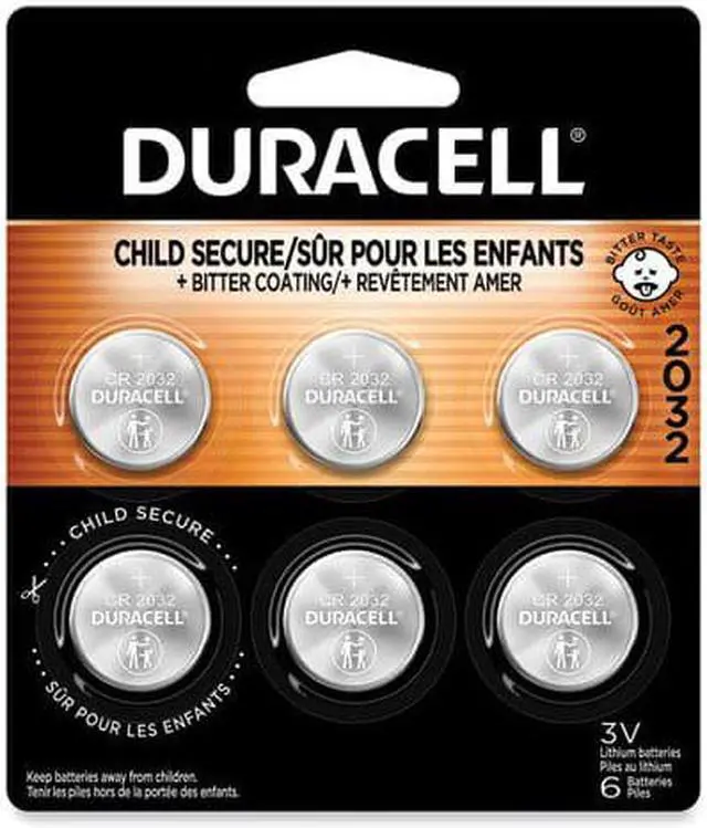 Alt view image 3 of 13 - Lithium Coin Batteries With Bitterant 2032 6/Pack DL2032B6PK