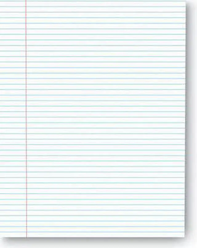 Alt view image 4 of 4 - Universal Writing Pad, 8-1/2 x 11 In, PK12 UNV41000