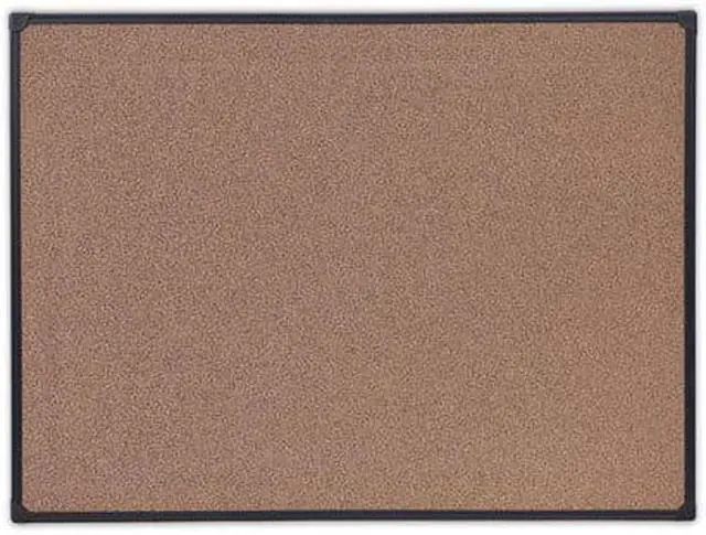Alt view image 9 of 18 - Tech Cork Board, 48 x 36, Cork, Black Frame 43023