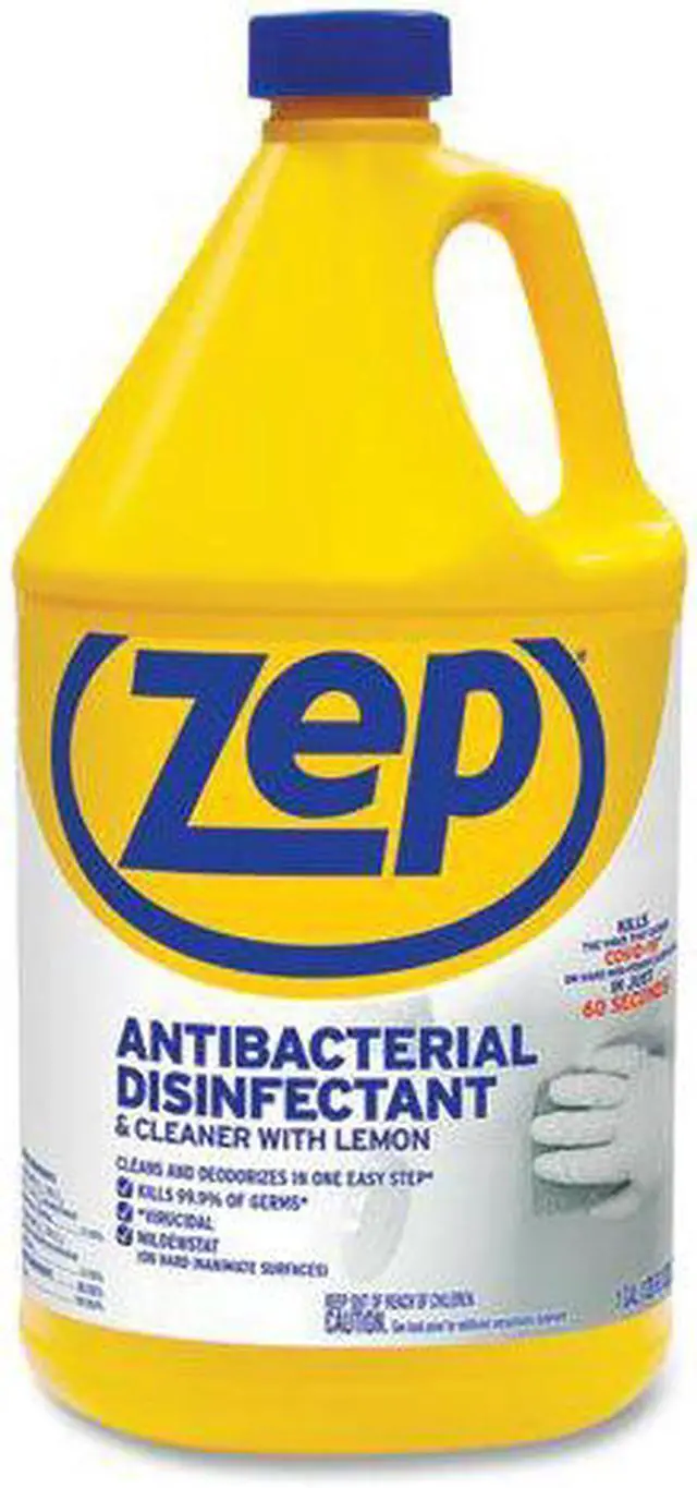 Alt view image 9 of 11 - Zep Antibacterial Disinfectant & Cleaner with Lemon - 1 gal.