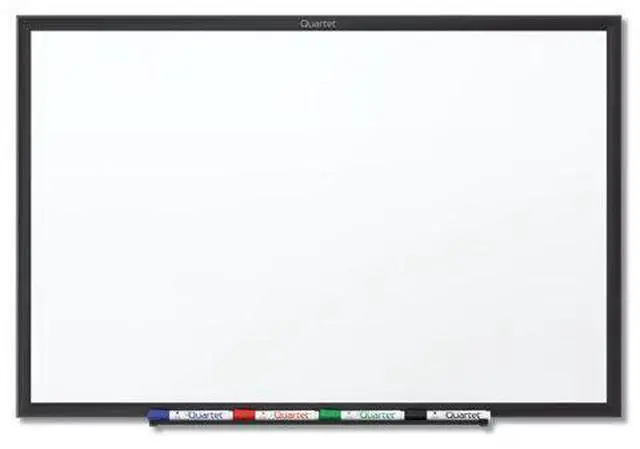 Alt view image 4 of 11 - Quartet S537B Classic Series Melamine Total Erase Dry Erase Board, 72" x 48" - White Surface/Black Frame