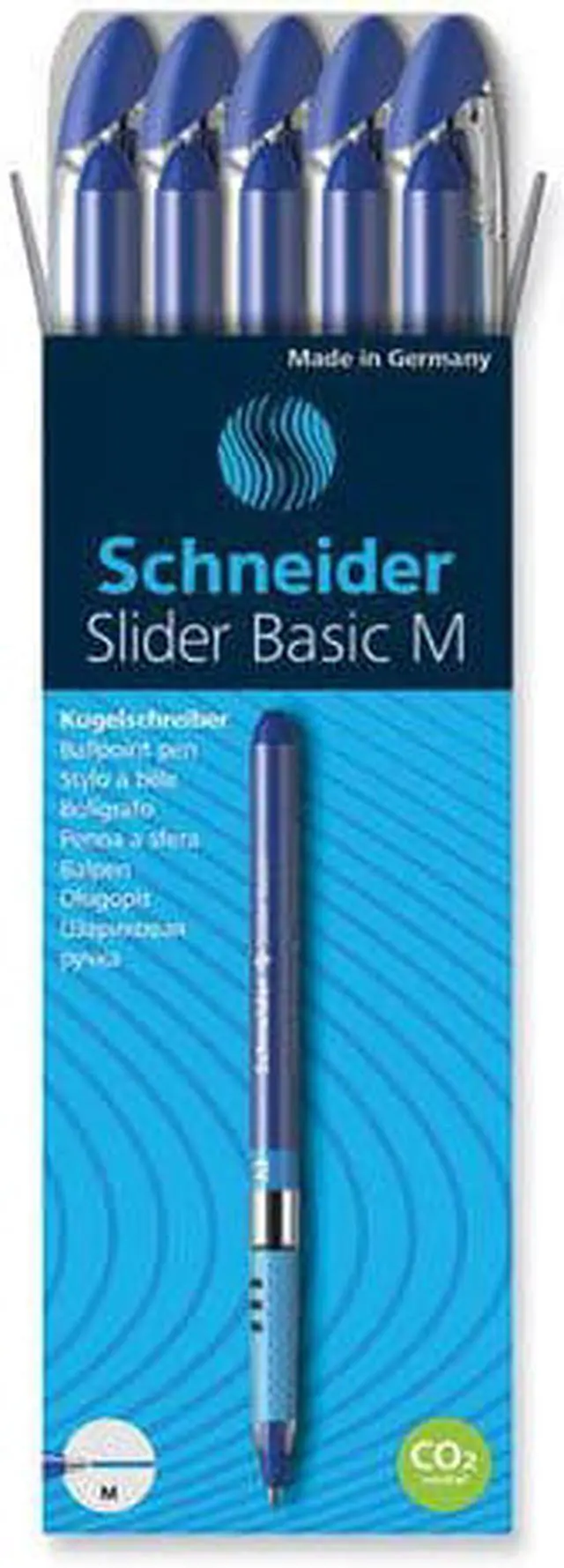 Alt view image 2 of 2 - Stride Writing Slider Stick Ballpoint Pen 0.8mm Blue Ink