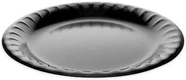 Alt view image 3 of 3 - Pactiv Laminated Foam Dinnerware Plate 9 Diameter YTKB00090000