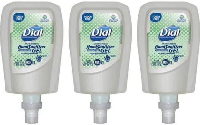 Alt view image 4 of 6 - Dial Profession FIT Antibacterial Gel Hand Sanitizer Refill 33.8 Fl. Oz.