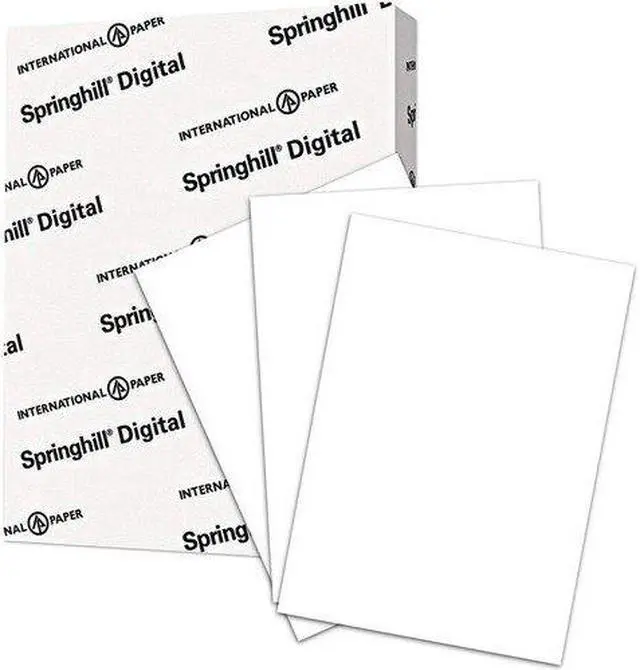 Alt view image 6 of 7 - Springhill Digital Index White Card Stock 110 lb 8 1/2 x 11 250 Sheets/Pack