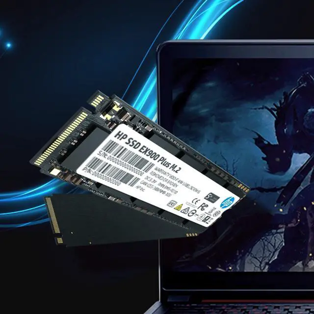 Alt view image 5 of 7 - HP EX900 Plus NVMe M.2 SSD 512GB PCIe 3.0 2280 3D NAND Internal Solid State Hard Drive Disk Up to 3200 MB/s for Laptop/Desktop PC - 35M33AA#ABA
