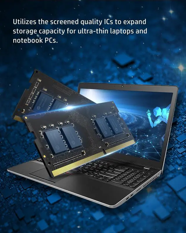 Alt view image 5 of 7 - HP S1 8GB (8GBx1) DDR4 RAM 2666MHz CL19 Computer Memoria SODIMM Stick for Laptop PC - 7EH98AA#ABC