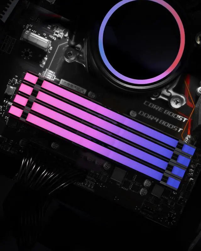Alt view image 8 of 7 - HP V8 RGB DDR4 RAM 16GB Kit (8GBx2) 288-Pin 3200MHz PC4-25600 Computer Memory for Desktop PC - 8MG02AA#ABC