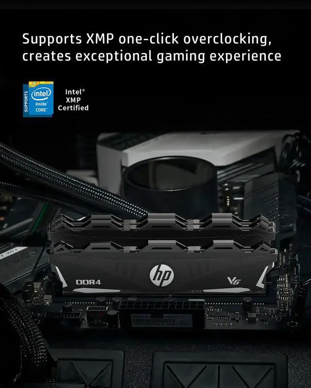 Alt view image 2 of 7 - HP V6 DDR4 RAM 16GB Kit (8GBx2) 288-Pin 3600MHz PC4-28800 Computer Memory for Desktop PC - 7TE46AA#ABC