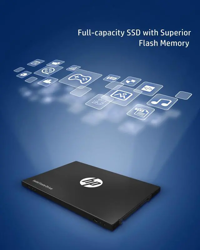 Alt view image 5 of 7 - HP S750 2.5 Inch SATA III SSD 256GB Internal Solid State Hard Drive Disk, 3D NAND, Up to 560 MB/s for Laptop/Desktop PC Upgrade - 16L52AA#ABA