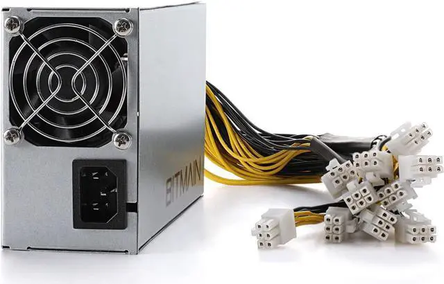 Alt view image 3 of 6 - Bitcoin Miner APW7 Power Supply, 10-pin Connect Bitmain Power Supply, Power Supply for Antminer L3+ for Bitcoin Mining Hardware, 110V-220V
