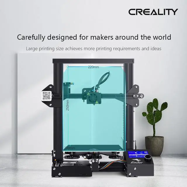 Alt view image 2 of 5 - Creality Ender-3 3D Printer-Black(110V)