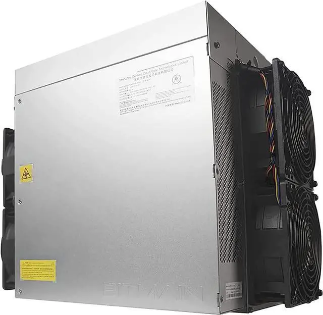 Alt view image 5 of 6 - New Antminer S19J Pro 104T 3120W BTC Miner Machine Antminer S19J Pro 104T 220V PSU Included