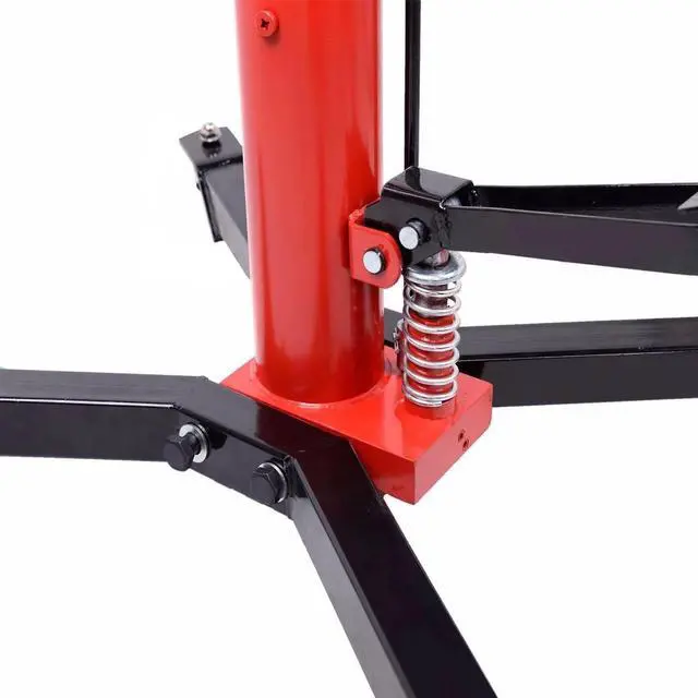 Alt view image 3 of 5 - 1100LBS 2 Stages Hydraulic Transmission Jack with 360° Swivel Wheels Lift Hoist