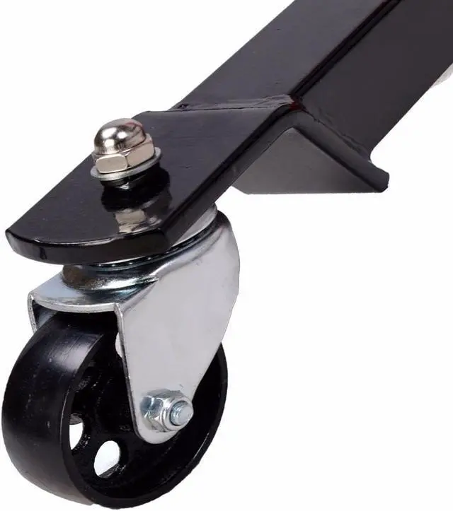 Alt view image 5 of 5 - 1100LBS 2 Stages Hydraulic Transmission Jack with 360° Swivel Wheels Lift Hoist