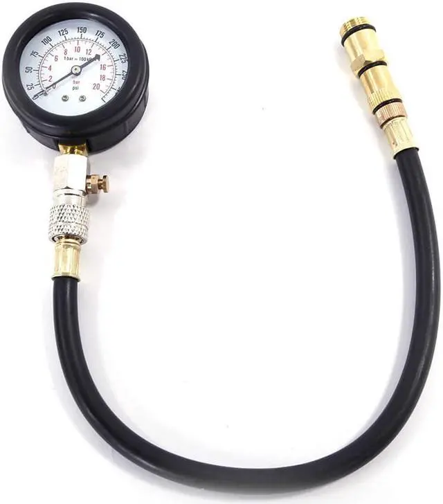 Alt view image 6 of 7 - Multi-function Cylinder Pressure Gauge Black