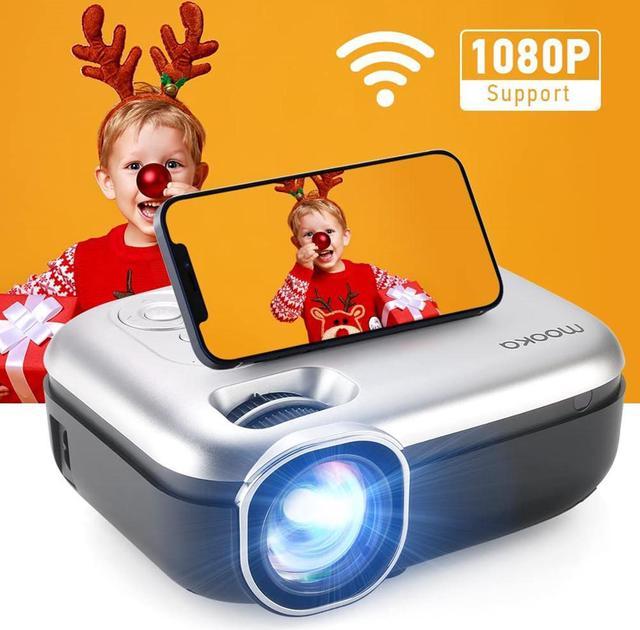 Portable Projector 8000L with Carrying Bag, 1080P Supported RD-823 , store white