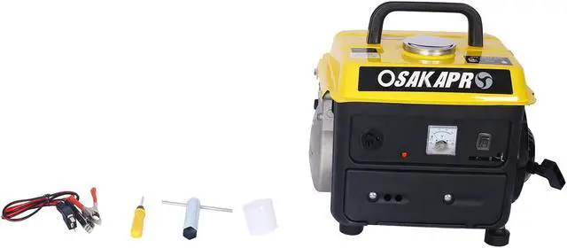 Alt view image 7 of 7 - 2-Stroke Gasoline Portable Generator, 71cc Gas Powered Generator with Low Noise, Generators for Home Use