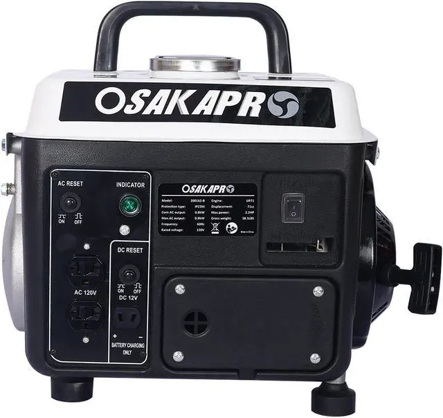 Alt view image 2 of 7 - 2-Stroke Gas Powered Generator, 71cc Gasoline Portable Generator with Low Noise, Generators for Home Use