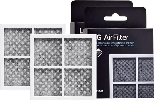 2 Pack 6 Month Replacement Refrigerator Air Filter LT120F fits Kenmore 9918  Part # ADQ73334008 & ADQ73214404 LG LT120F 