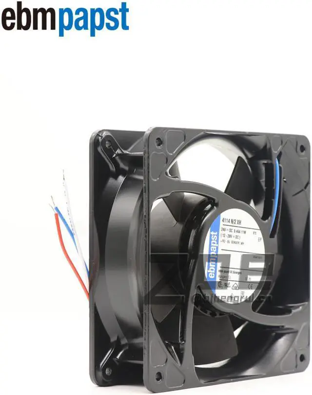 Alt view image 3 of 7 - Ebmpapst 4114N/2XH DC Axial Fan 119x119x38mmv 133.6 CFM 11W 4400RPM Ball Bearing IP20
