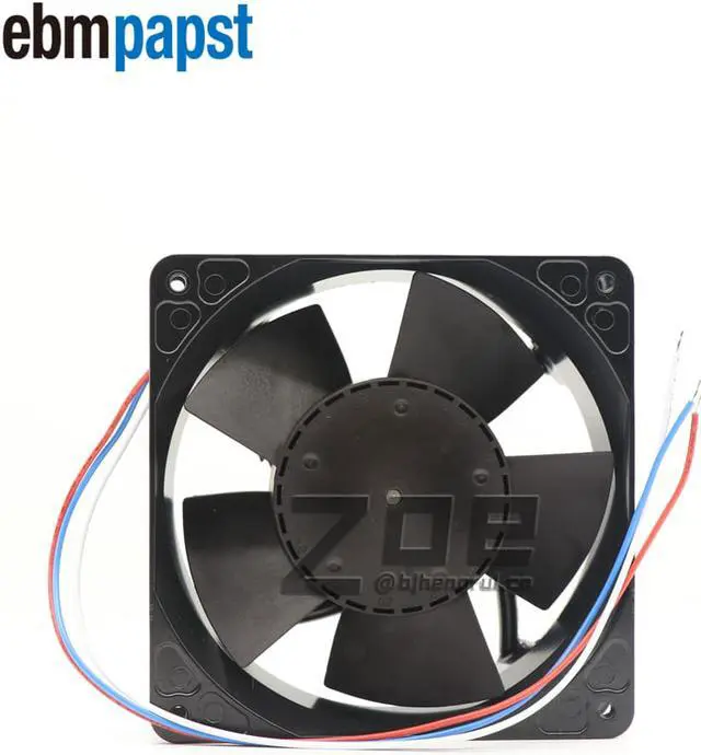 Alt view image 5 of 7 - Ebmpapst 4114N/2XH DC Axial Fan 119x119x38mmv 133.6 CFM 11W 4400RPM Ball Bearing IP20