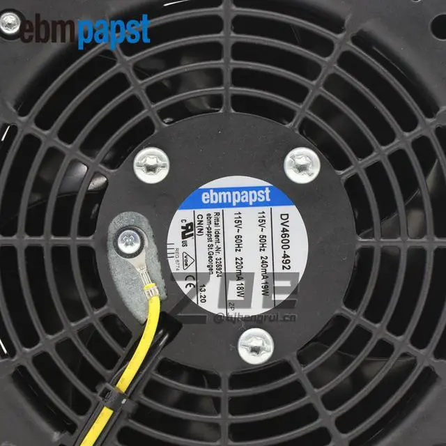 Alt view image 5 of 7 - Ebmpapst DV4600-492 115V 19W 120 x 120 x 38MM Cabinets Compact Cooling Fans