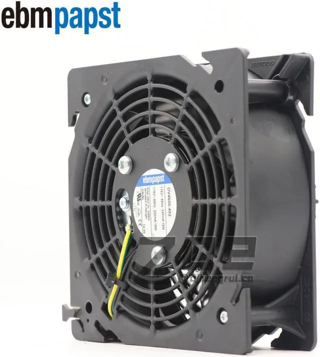 Alt view image 2 of 7 - Ebmpapst DV4600-492 115V 19W 120 x 120 x 38MM Cabinets Compact Cooling Fans