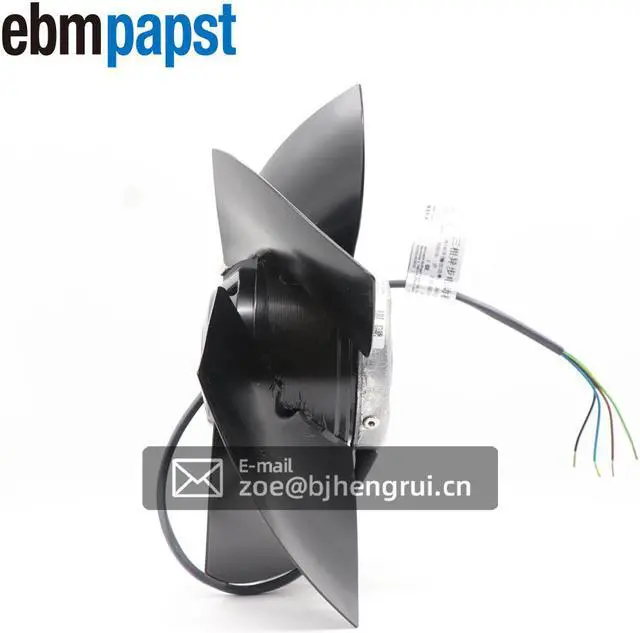 Alt view image 3 of 7 - Ebmpapst A2D250-AD26-05 AC Fan Ball Bearing 400VAC 0.4A 140W 2650RPM 70dBA Flange Mount Sickled Blades Cooling Fans For Siemens servo spindle motor